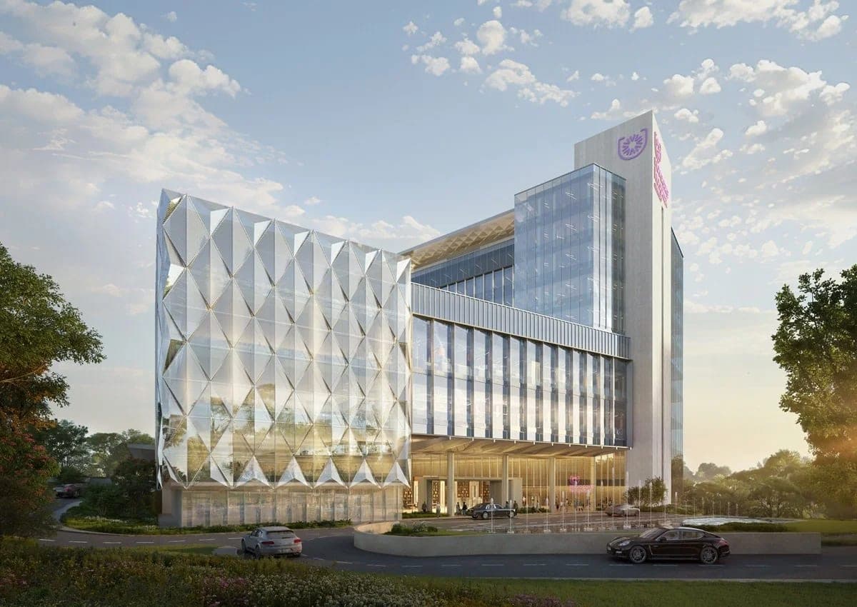 Architect’s render: Main entrance / lobby drop off