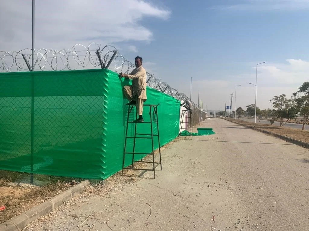 The boundary of the Novacare Hospital Islamabad site